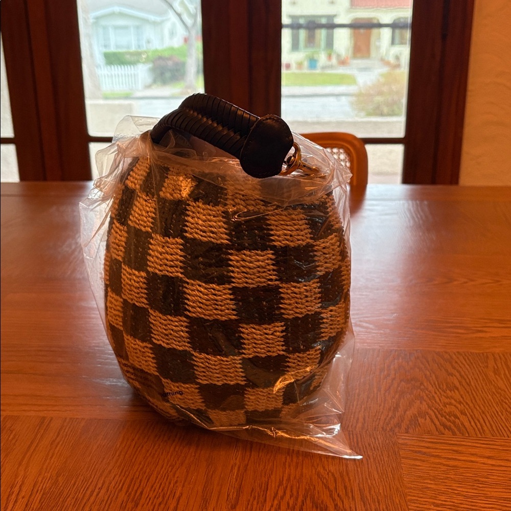 Clare V. Pot De Miel checkered bag NEW - Picture 9 of 15